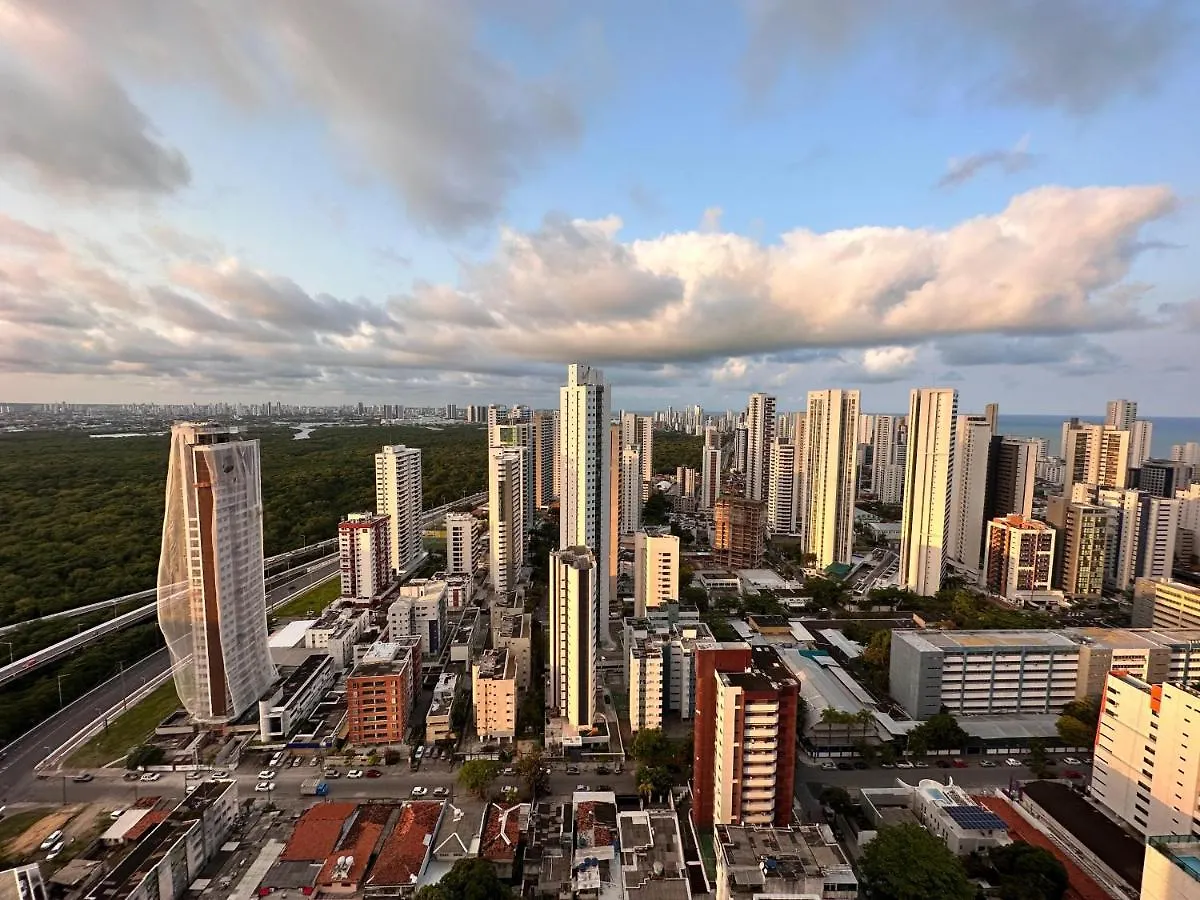 Beach Class Recife Boa Viagem Flat Andar Alto Brazil